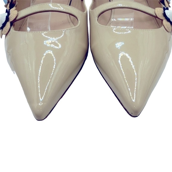 FENDI Flowerpower Patent Leather Ballet Flats Size 39EU 9US - Picture 6 of 16